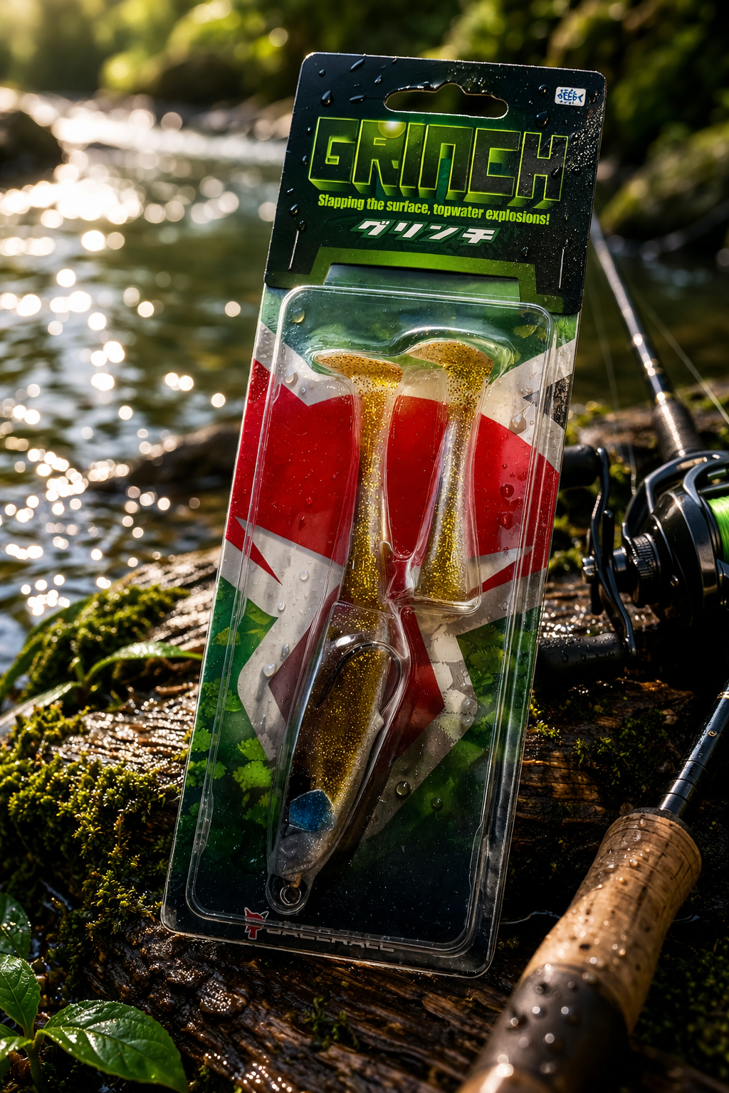 Jackall Grinch Soft Swimbait – Premium Japanese Paddle Tail